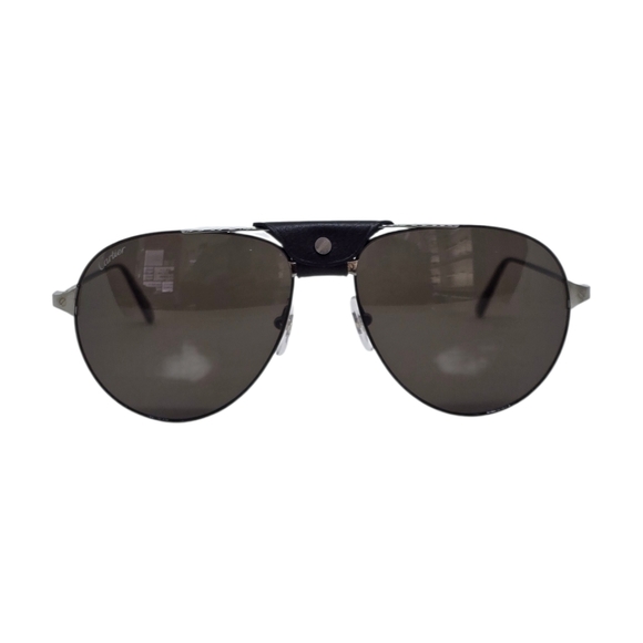 AUTHENTIC Cartier Black Aviator Sunglasses BEST PRICE (t20) main image 5